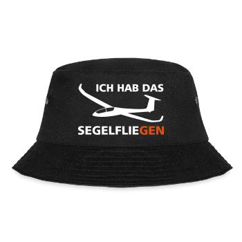 Glider Pilot Gen DNA Glide T-Shirt Gift Idea - Bucket Hat - black - Front - Lela (165cm)