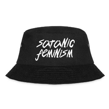 Satanischer Feminismus - Bucket Hat - Schwarz - Vorne - Lela (165cm)