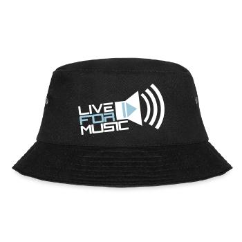 Live for Music Speaker Saying Life for Music - Bucket Hat - black - Front - Lela (165cm)