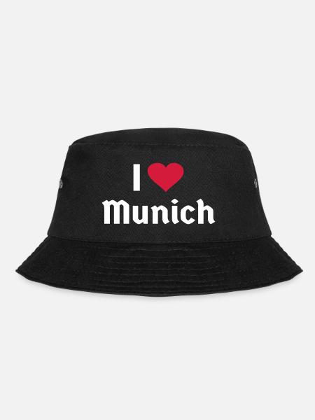 Ich liebe München Münchner Münchnerin - Bucket Hat - Schwarz