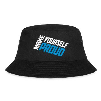 make yourself proud Zitat - Bucket Hat - Schwarz - Vorne - Lela (165cm)