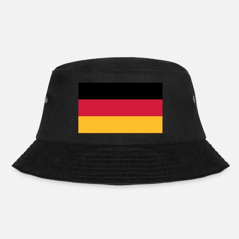 Deutschland - Bucket Hat - Schwarz