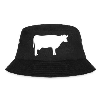 cow - Bucket Hat - black - Front - Lela (165cm)