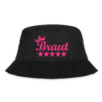 Braut - Bucket Hat - Schwarz - Vorne - Lela (165cm)