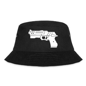 Gun (pistol) - Bucket Hat - black - Front - Lela (165cm)