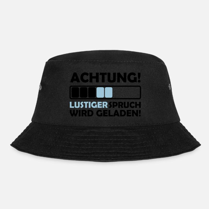 lustiger spruch - Bucket Hat - Schwarz