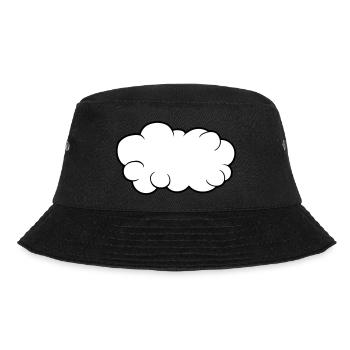 Cloud Cartoon Design - Bucket Hat - black - Front - Lela (165cm)