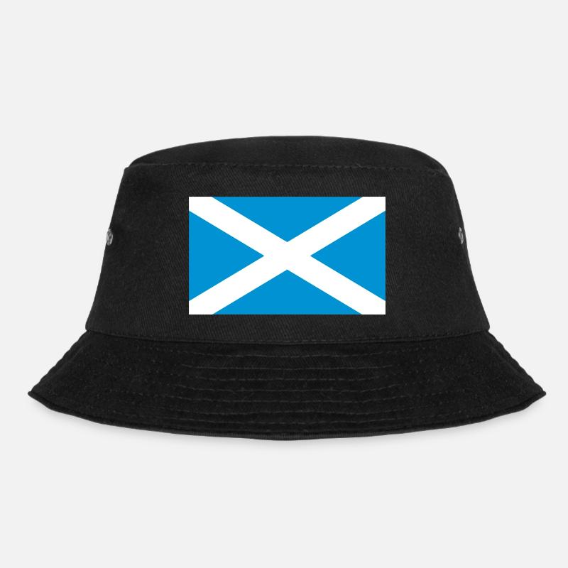 Scotland flag - Bucket Hat - black