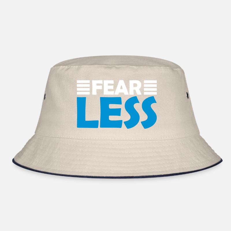 fearless Text Zitat Design Bucket Hat