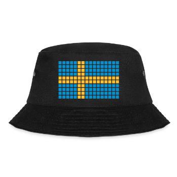 Sweden mosaic - Bucket Hat - black - Front - Lela (165cm)