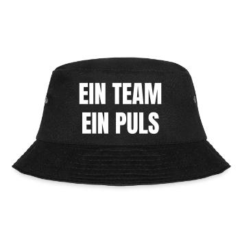 One team, one pulse. - Bucket Hat - black - Front - Lela (165cm)