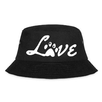 Love Paw - Love - Bucket Hat - black - Front - Lela (165cm)