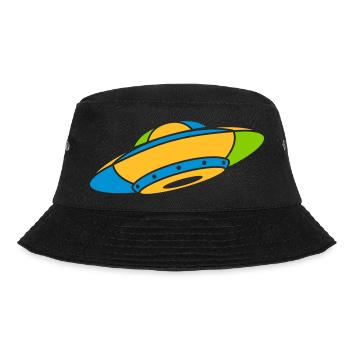 Colorful UFO Mystery Aliens - Bucket Hat - black - Front - Lela (165cm)