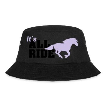 all ride - Bucket Hat - Schwarz - Vorne - Lela (165cm)