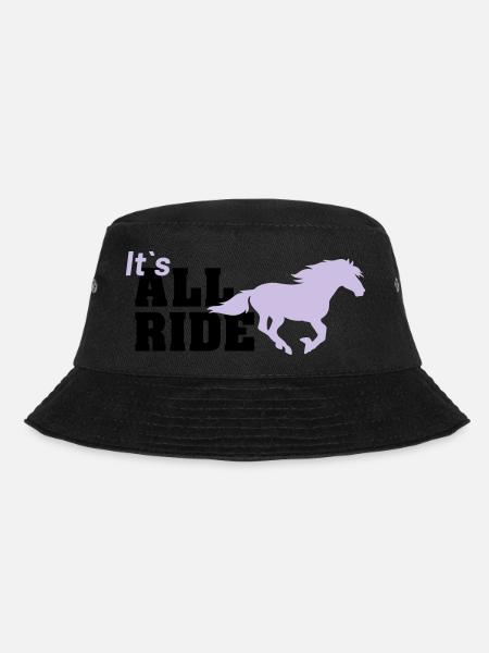 all ride - Bucket Hat - Schwarz