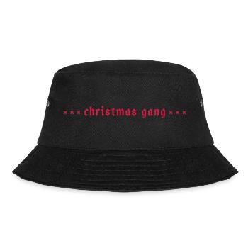Christmas Gang Weihnachten - Bucket Hat - Schwarz - Vorne - Lela (165cm)