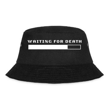 waiting for death - Bucket Hat - Schwarz - Vorne - Lela (165cm)