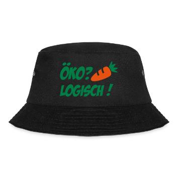 Ecologically - Bucket Hat - black - Front - Lela (165cm)
