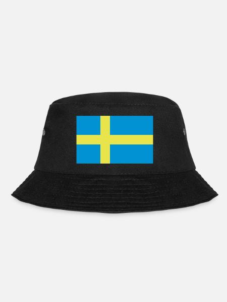 Drapeau de la Suède - Bob - noir