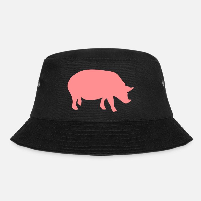 schwein - Bucket Hat - Schwarz
