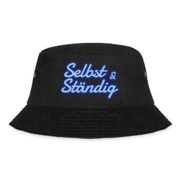 Self employed - self and constantly - Bucket Hat - black - Front - Lela (165cm)