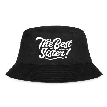 The Best Sister! - Bucket Hat - black - Front - Lela (165cm)