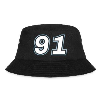 91 Number Symbol - Bucket Hat - black - Front - Lela (165cm)