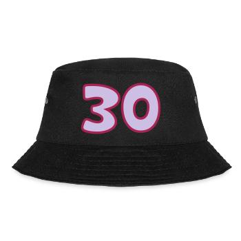 30th birthday 30 years - Bucket Hat - black - Front - Lela (165cm)