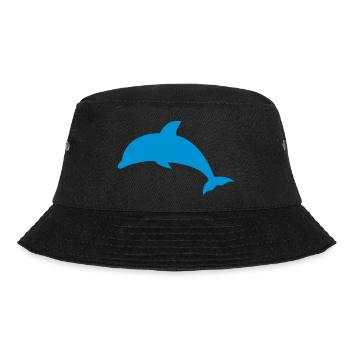 Delfin - Bucket Hat - Schwarz - Vorne - Lela (165cm)