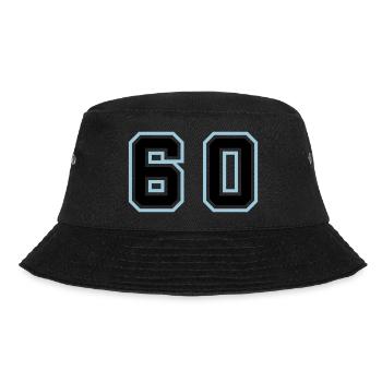 60 Number Symbol - Bucket Hat - black - Front - Lela (165cm)
