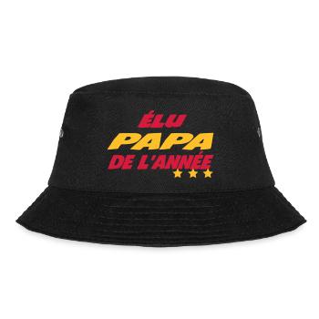 Zum Vater des Jahres gewählt - Bucket Hat - Schwarz - Vorne - Lela (165cm)