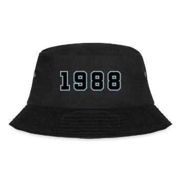 1988 Year Birthday - Bucket Hat - black - Front - Lela (165cm)