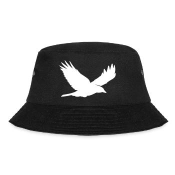 Raven Silhouette - Bucket Hat - black - Front - Lela (165cm)