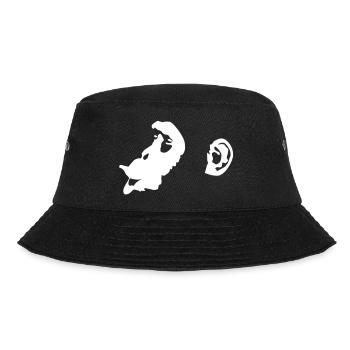 laughing monkey - Bucket Hat - Schwarz - Vorne - Lela (165cm)