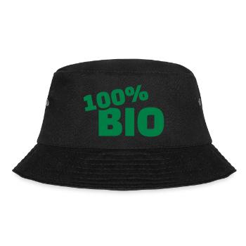 100% Bio - Bucket Hat - Schwarz - Vorne - Lela (165cm)