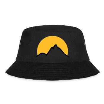 Schöne Berge Sonne - Bucket Hat - Schwarz - Vorne - Lela (165cm)