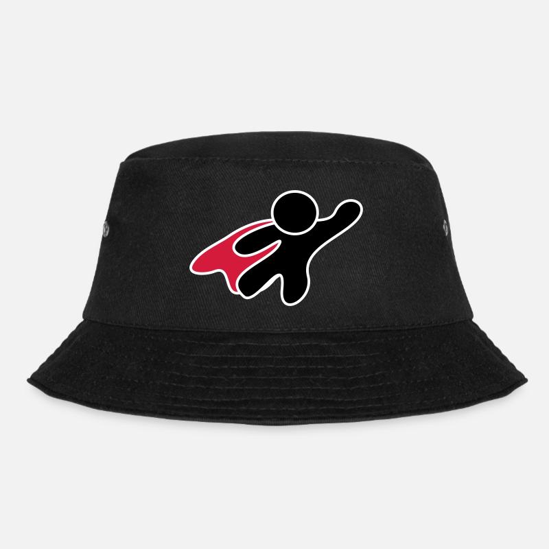 Superhero - Bucket Hat - Schwarz