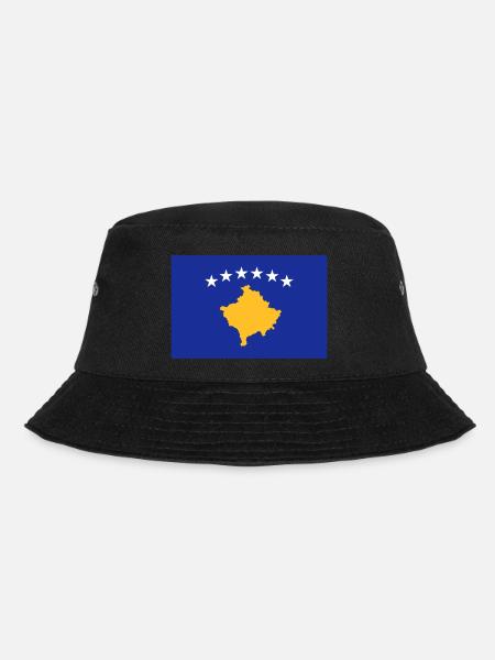 Kosovo - Bucket Hat - Schwarz
