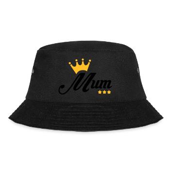 Mum / Mom / Baby / Mummy / Mother's day / Birth - Bucket Hat - black - Front - Lela (165cm)