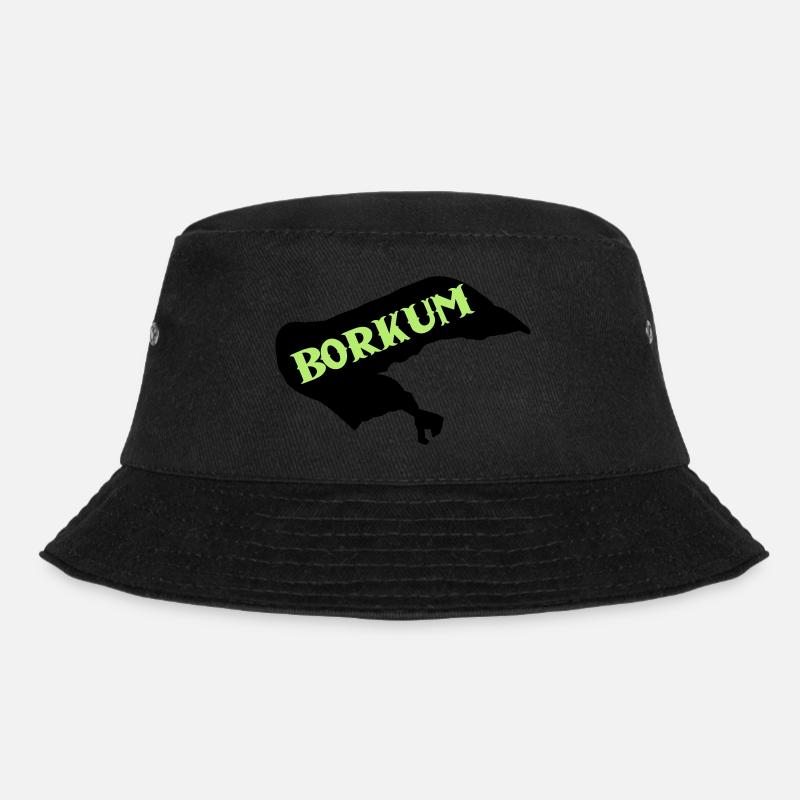 borkum insel - Bucket Hat - Schwarz