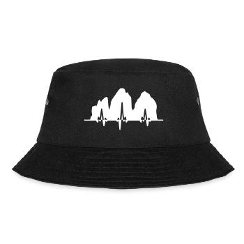 Drei Zinnen Passion - Bucket Hat - Schwarz - Vorne - Lela (165cm)