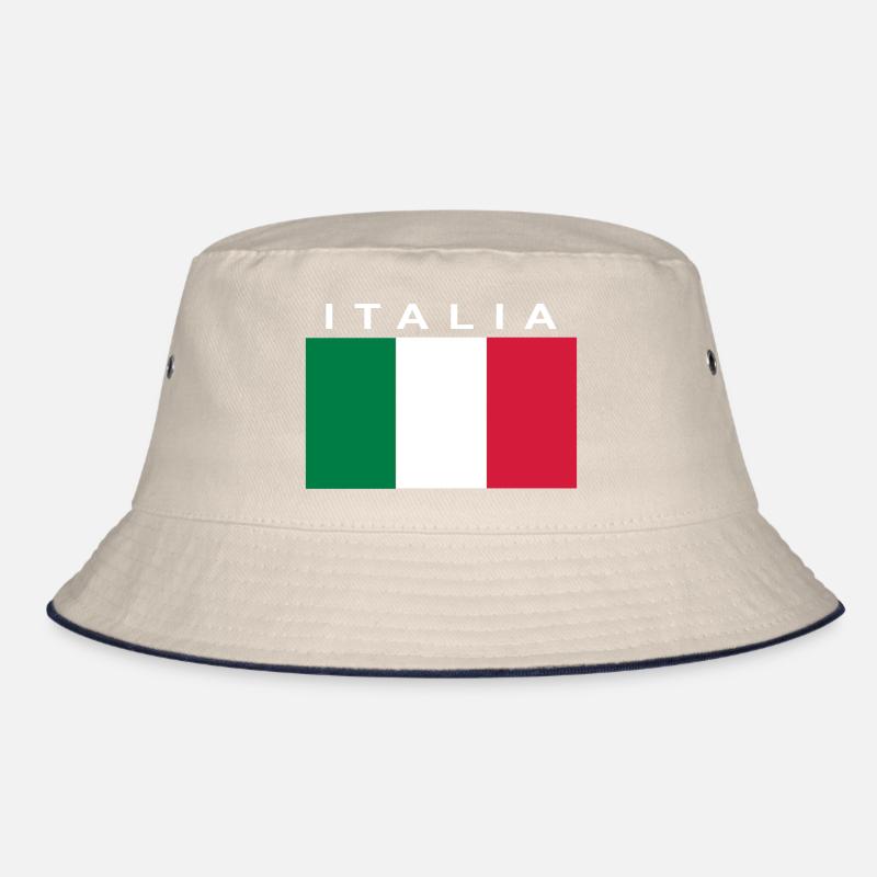 italia patch bandiera Bucket Hat