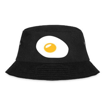 Spiegelei - Bucket Hat - Schwarz - Vorne - Lela (165cm)