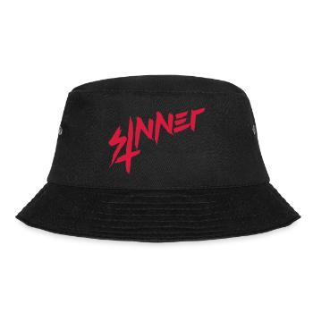 Sinner Upside Down Cross - Bucket Hat - black - Front - Lela (165cm)