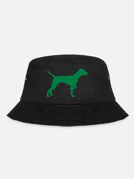 pointer dog silhouette - Bucket Hat - black