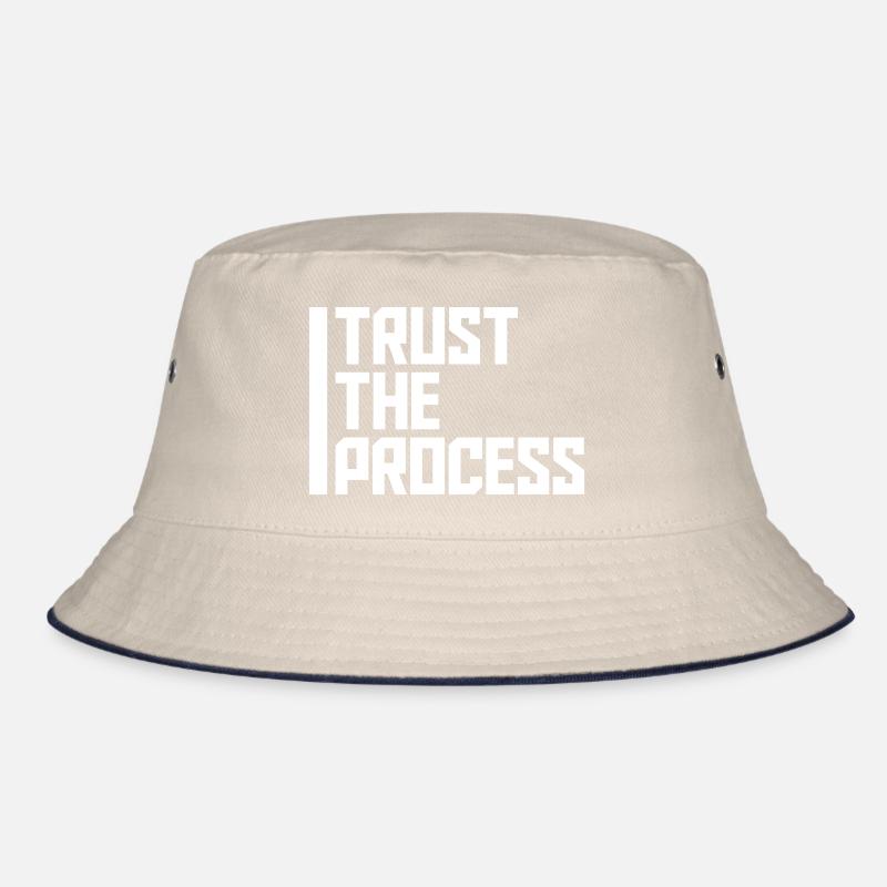 trust the process Quote Bucket Hat