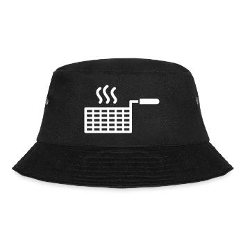 Fritteusenkorb - Bucket Hat - Schwarz - Vorne - Lela (165cm)