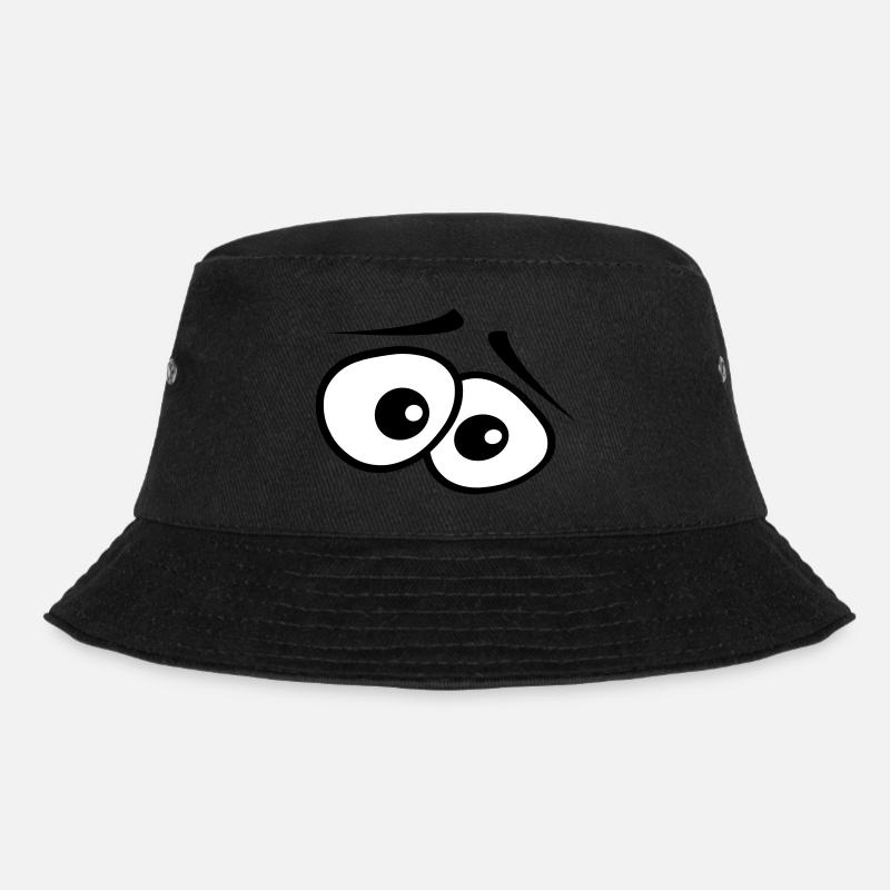 angstaugen_2c - Bucket Hat - black