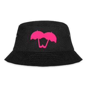 Parapluie rose - Bob - noir - Devant - Lela (165cm)