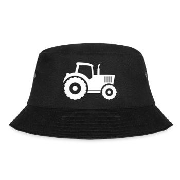 Farm Tractor - Bucket Hat - black - Front - Lela (165cm)